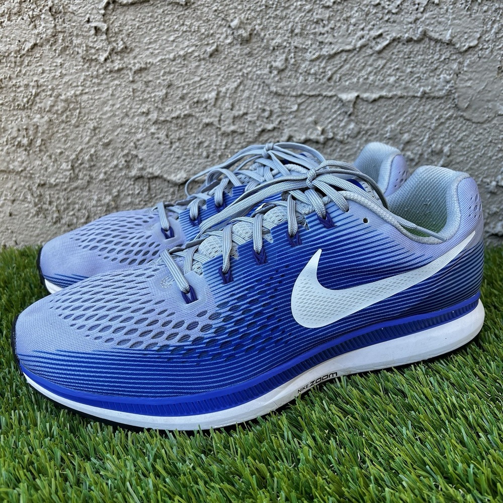 Nike Shoes Men Size 13 Air Zoom Pegasus 34 Blue/Gray Running